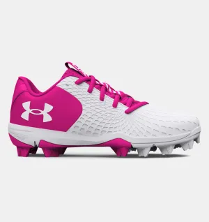 Under Armour Glyde 2.0 RM Girls Junior Baseball/Softball Cleats - Pink