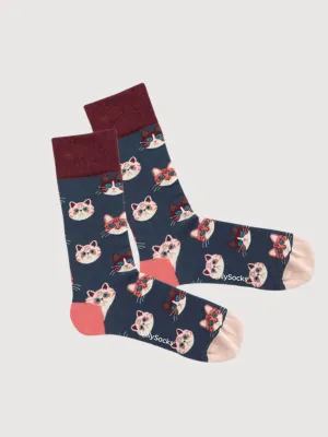 Unisex Socks Sky Kitten | Dillysocks