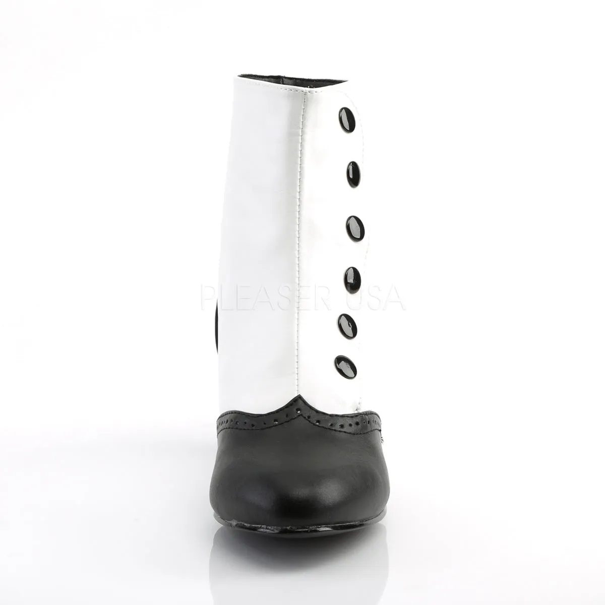Victorian Flora White Boots