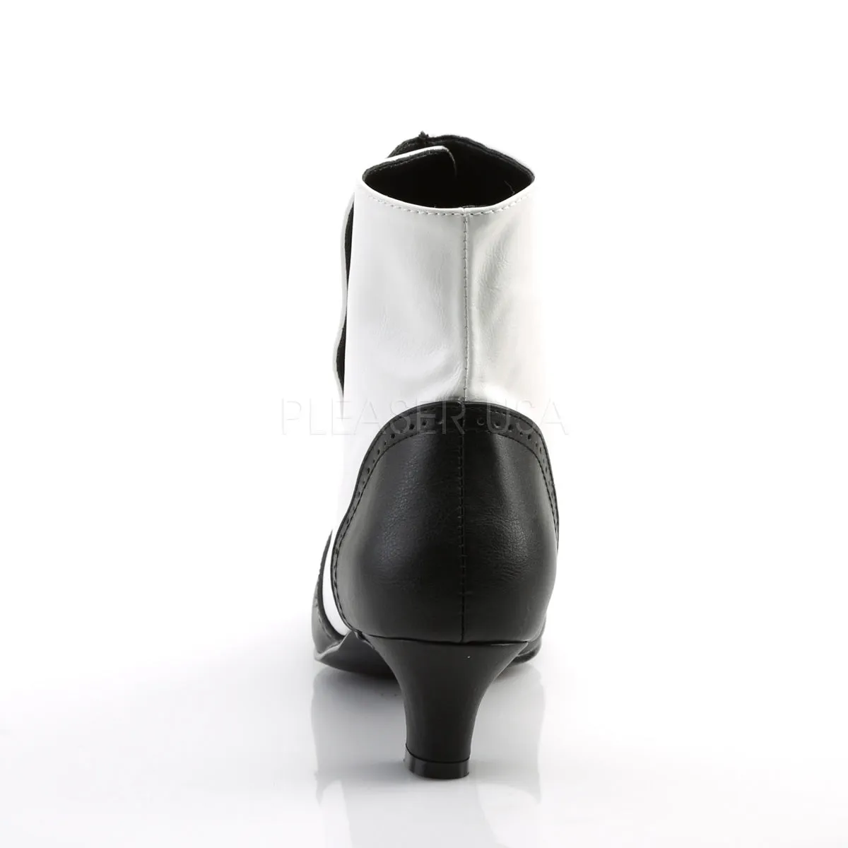 Victorian Flora White Boots