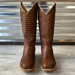 Women's R. Watson Sand Matte Python Boots
